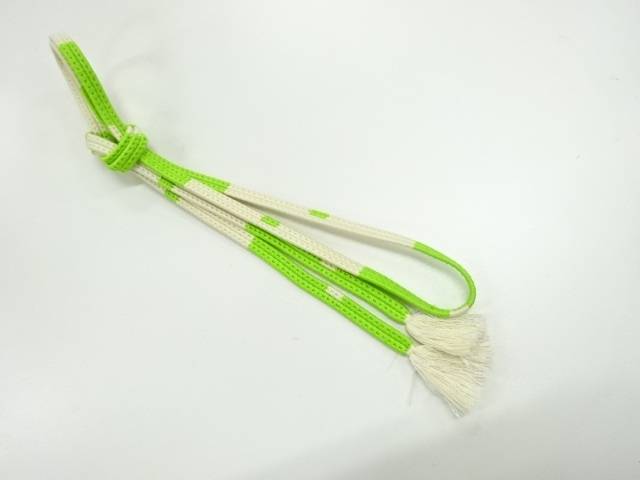 正絹　手組み帯締め【リサイクル】【中古】【着】(prc)