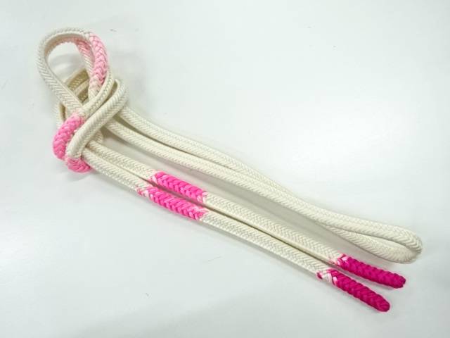 正絹　手組み帯締め【リサイクル】【中古】【着】(prc)