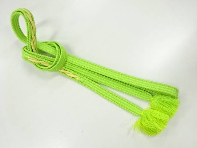 正絹　手組み帯締め【リサイクル】【中古】【着】(prc)【sp_off】