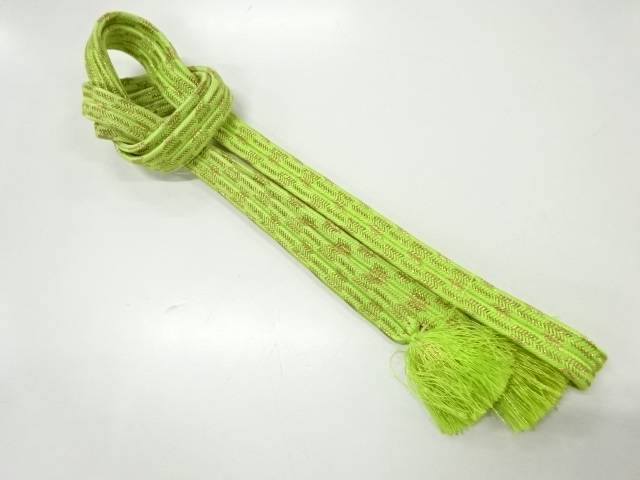 正絹　手組み帯締め【リサイクル】【中古】【着】(prc)【sp_off】