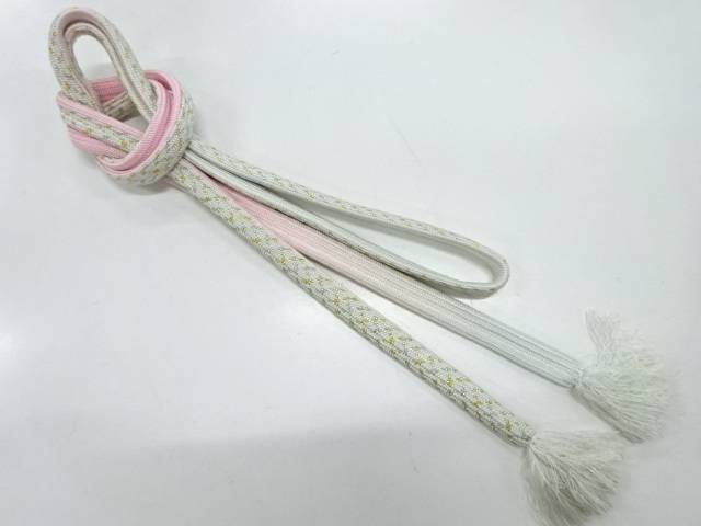 正絹　手組み帯締め【リサイクル】【中古】【着】(prc)