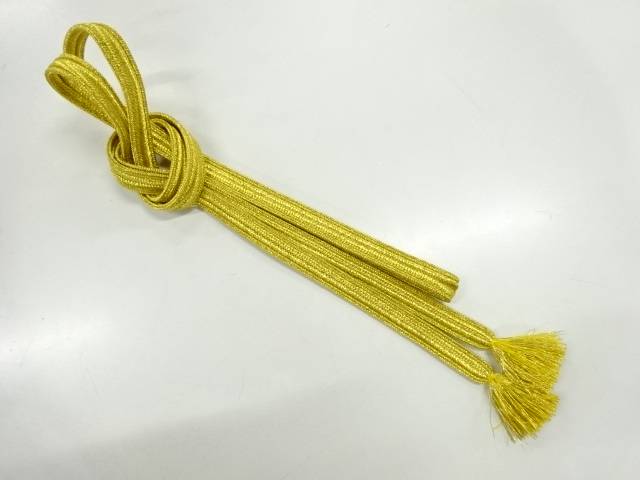 正絹　手組み帯締め【リサイクル】【中古】【着】(prc)