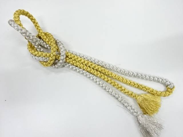 正絹　手組み帯締め【リサイクル】【中古】【着】(prc)