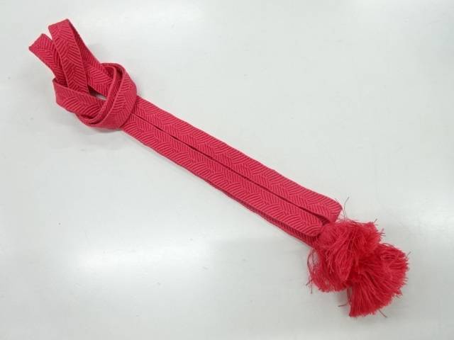 正絹　手組み帯締め【リサイクル】【中古】【着】(prc)