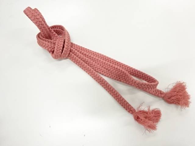 正絹　手組み帯締め【リサイクル】【中古】【着】(prc)