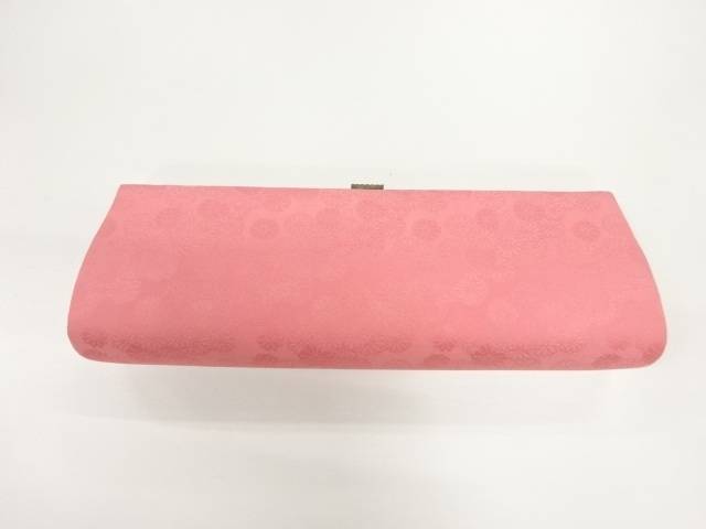 花模様織出し和装バッグ【リサイクル】【中古】【着】(prc)