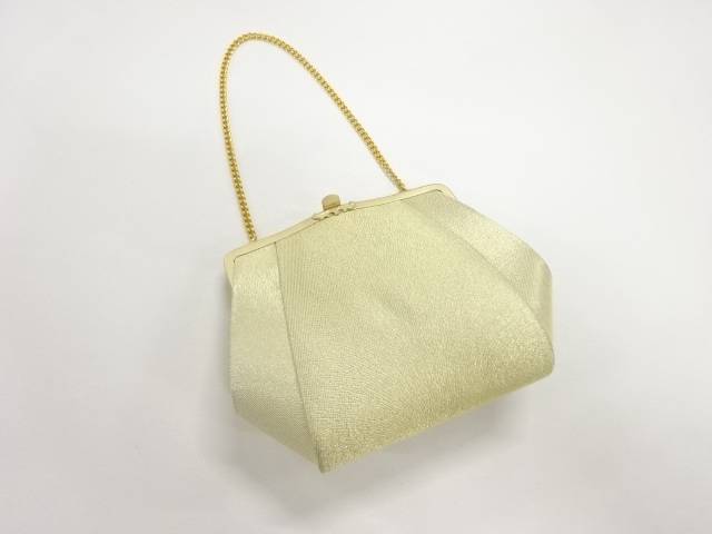 金糸織り柄和装バッグ【リサイクル】【中古】【着】