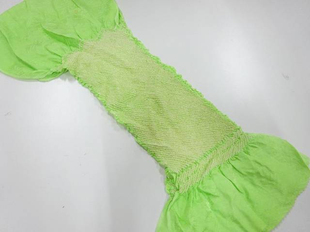 正絹　絞り帯揚げ【リサイクル】【中古】【着】