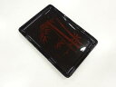 竹笹模様切手盆【アンティーク】【中古】【着】