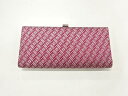 菱に花模様織出し和装バッグ【アンティーク】【中古】【着】