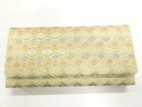 菱模様織出し和装バッグ【アンティーク】【中古】【着】
