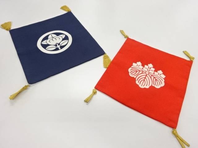 アンティーク　塩瀬帛紗2枚セット【Pnt】