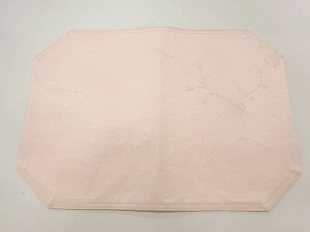 草花模様ランチョンマット【リサイクル】【中古】【着】