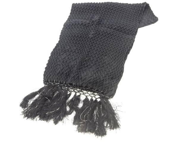 リサイクル　変わり横段模様ショール【Pnt】