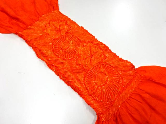 絞り帯揚げ【リサイクル】【中古】【着】