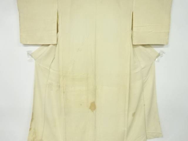 白錦紗単衣中着【アンティーク】【中古】【着】
