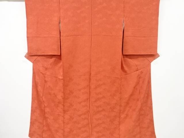 平安人物模様織出し色無地着物【リサイクル】【中古】【着】