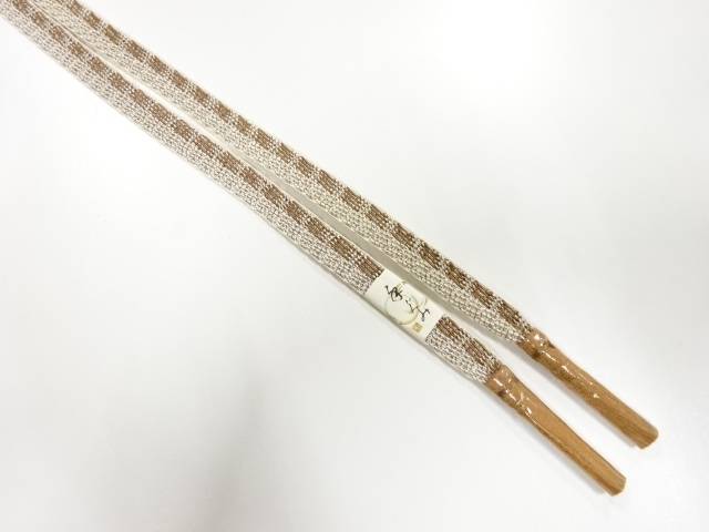 正絹　夏手組帯締め【新品】【着】