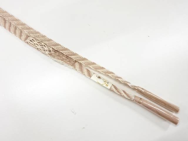 正絹　夏手組帯締め【新品】【着】