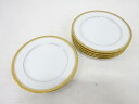 Noritake ゴールド プレート6枚セット(18センチ)【中古】【道】