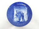 ROYAL COPENHAGEN イヤープレート 2000 (Trimming the Tree) (紙箱付)【中古】【道】