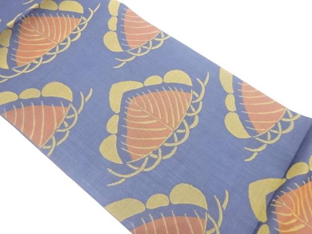 紗　笠松模様織り出し袋帯【リサイクル】【中古】【着】