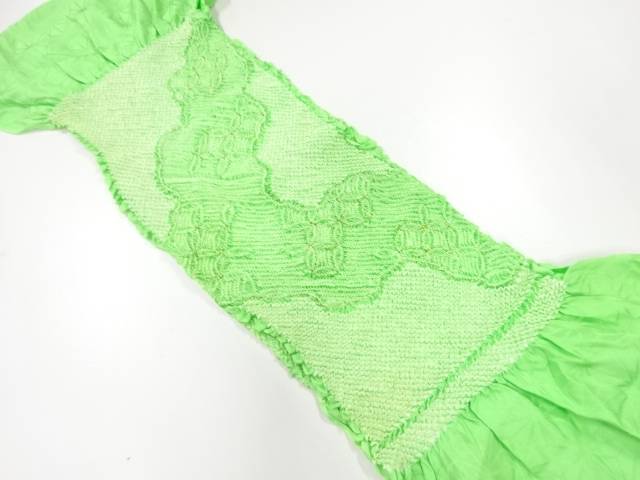 正絹　絞り帯揚げ【リサイクル】【中古】【着】