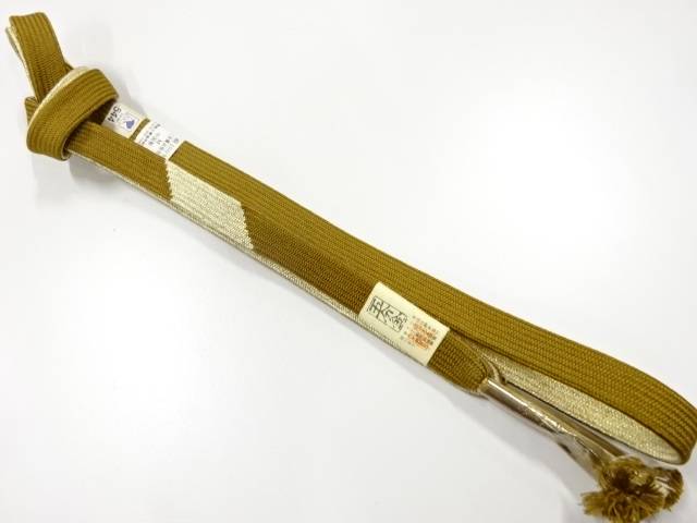 未使用品　正絹　手組帯締め【リサイクル】【着】