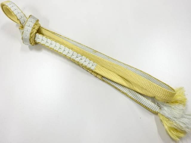 正絹　手組帯締め【リサイクル】【中古】【着】