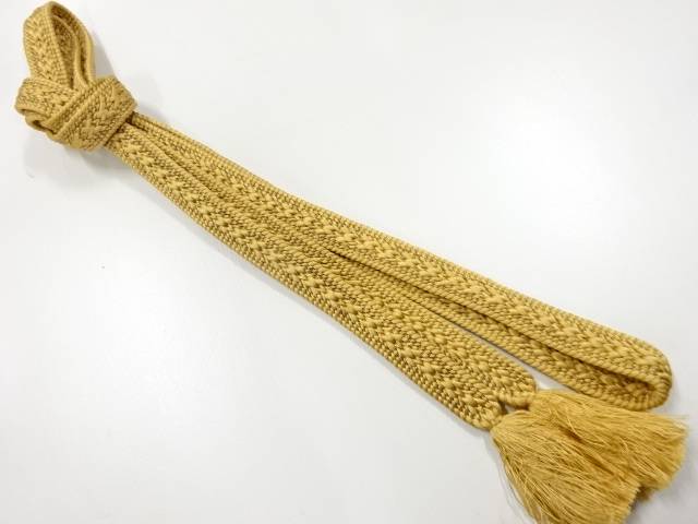 正絹　手組帯締め【リサイクル】【中古】【着】