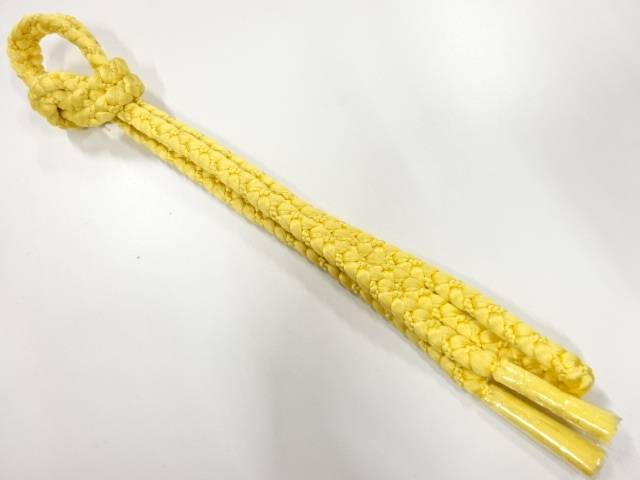 未使用品　正絹　手組帯締め【リサイクル】【着】