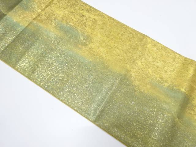 未使用品　引箔袋帯【着】