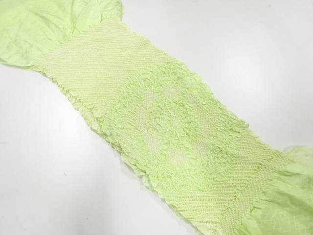 正絹　絞り帯揚げ【リサイクル】【中古】【着】