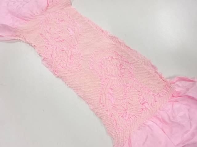 正絹　絞り帯揚げ【リサイクル】【中古】【着】