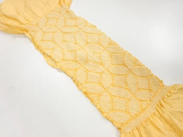 正絹　絞り帯揚げ【リサイクル】【中古】【着】