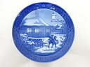 ROYAL COPENHAGEN イヤープレート 2005「Hons Christian Andersen House」(紙箱付)【中古】【道】