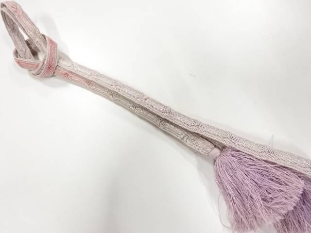 正絹　夏手組帯締め【リサイクル】【中古】【着】