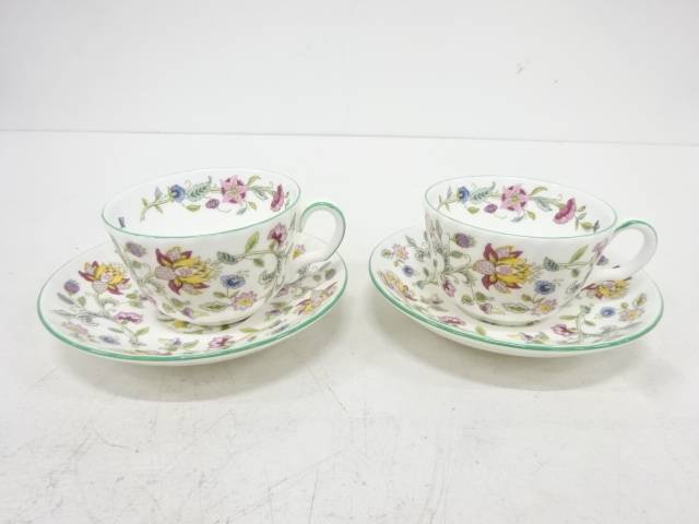 MINTON　ハドンホール　カップ＆ソーサーペア【中古】【道】