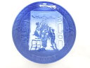 ROYAL COPENHAGEN ロイヤルコペンハーゲン イヤープレート 「Trimming the tree」(2000年)【中古】【道】