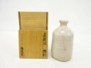 美濃焼 弘法窯造 志野徳利【中古】【道】