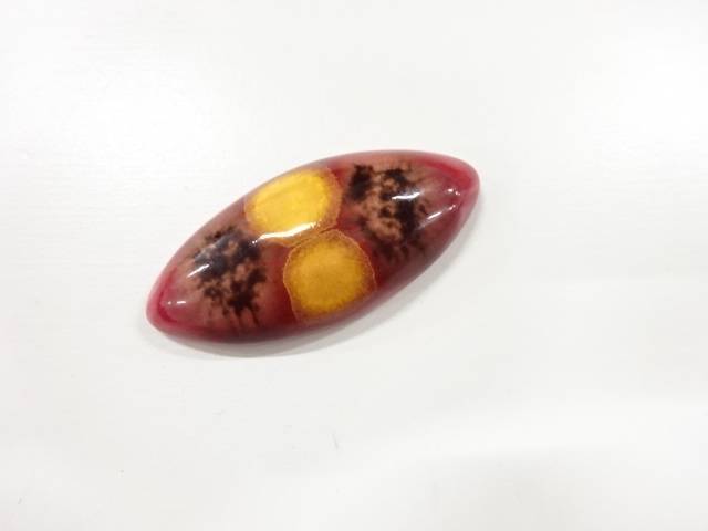 九谷焼帯留め【アンティーク】【中古】【着】【sp_off】