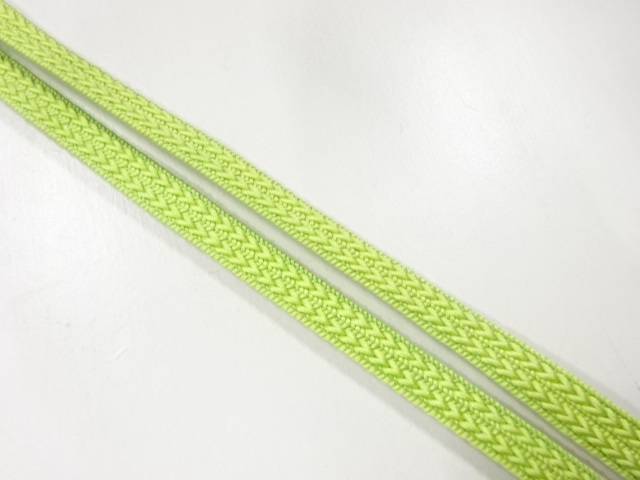 正絹　帯留め用手組三分紐【アンティーク】【中古】【着】