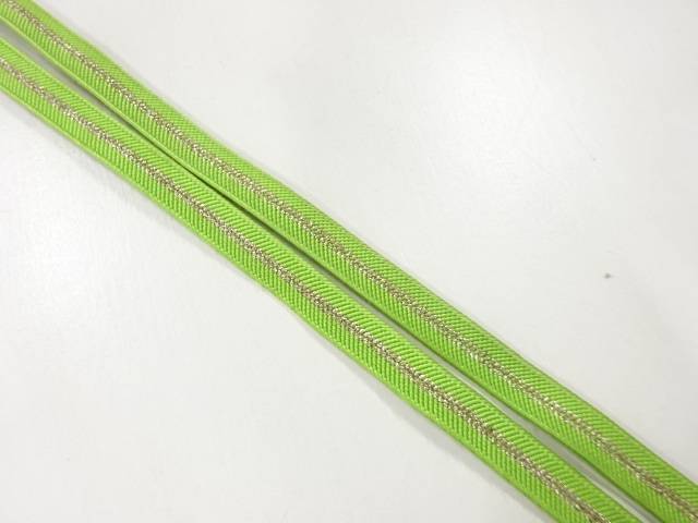 正絹　帯留め用手組三分紐【アンティーク】【中古】【着】