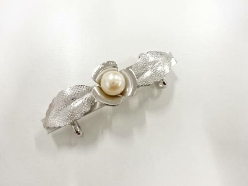 パール帯留め【アンティーク】【中古】【着】 パール帯留め【アンティーク】【中古】【着】
