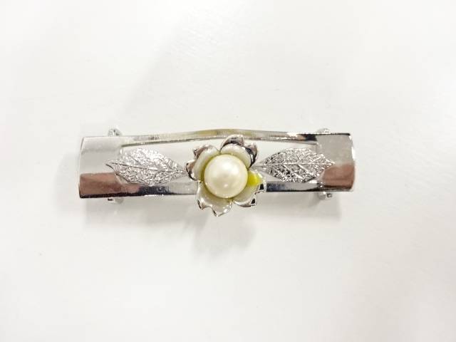 パール帯留め【アンティーク】【中古】【着】