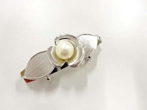 パール帯留め【アンティーク】【中古】【着】 パール帯留め【アンティーク】【中古】【着】