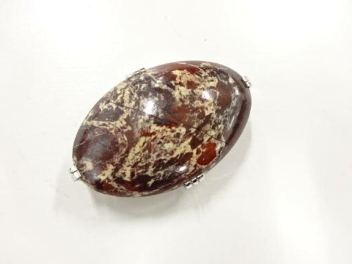 天然石帯留め【アンティーク】【中古】【着】 天然石帯留め【アンティーク】【中古】【着】