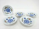 古九谷 色絵 花向付5客揃【中古】【道】