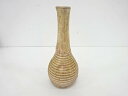 萩焼 鶴首花生【中古】【道】