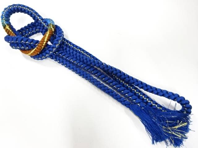 正絹　手組帯締め【リサイクル】【中古】【着】